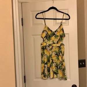 Showmeyourmumu lemon tank cutout dress